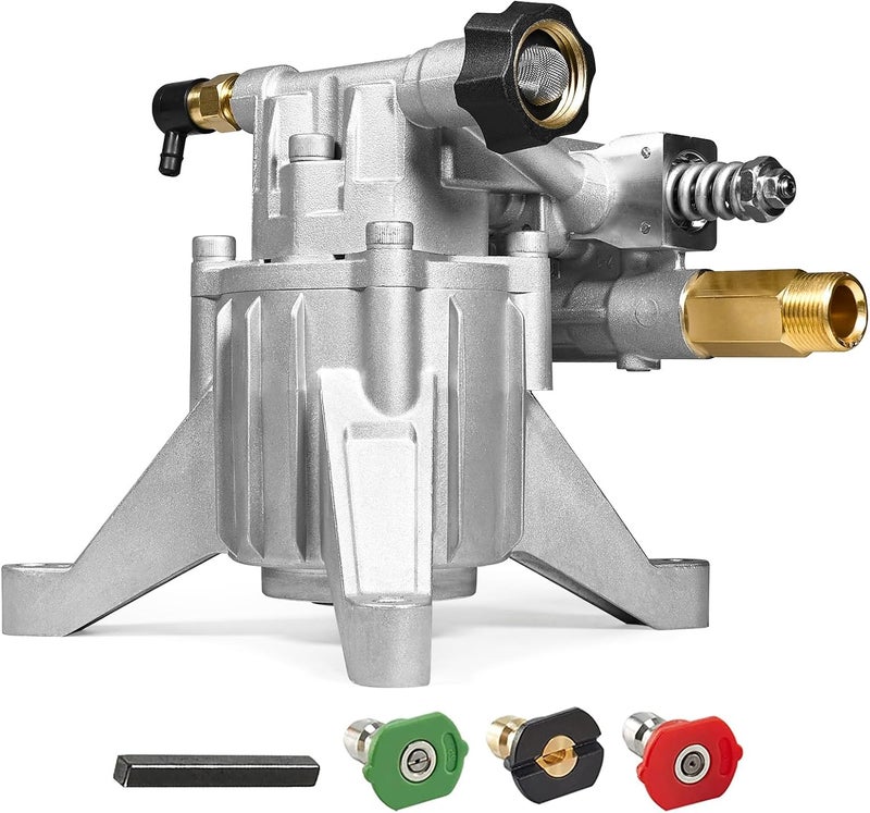 TOOLCY 7/8" Shaft Vertical Pressure Washer Pump - Rear Inlet/Outlet Max 3100 PSI @ 2.5 GPM OEM & Power Washer Pump for Gas Washer, More Replacement for Simpson, Ryobi, Honda etc - Image 1